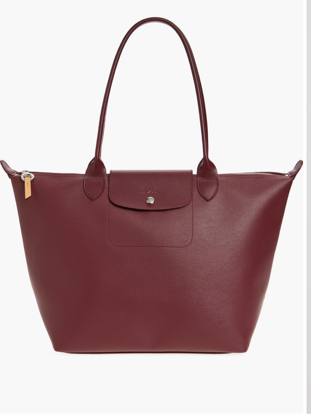 Longchamp Large Le Pliage Tote Plum